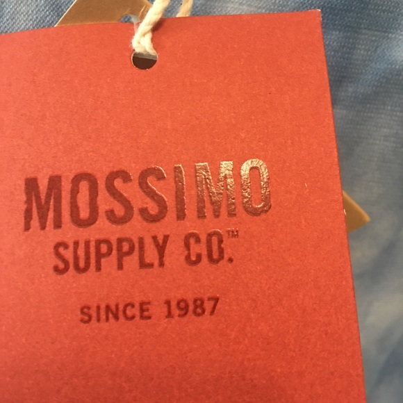 NWT Mossimo Supply Co. mens blue white tee Size 3X - Picture 3 of 7